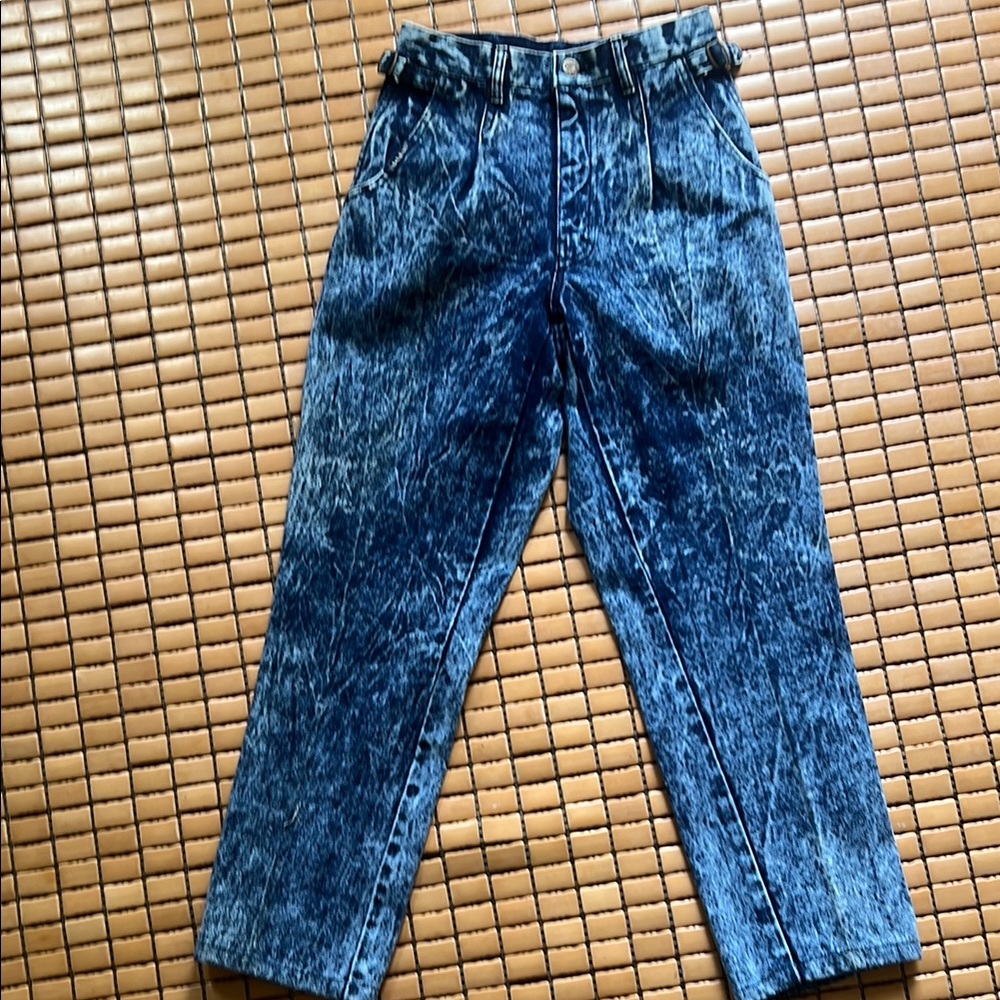 Guess Blue High Rise Jeans Retro Style
